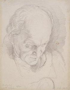 Portrait of William Blake Leaning Forward, 1820